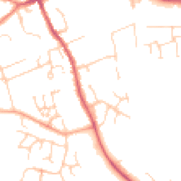 Daytime road noise heatmap for CB11 3BN