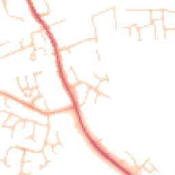 Daytime road noise heatmap for CB11 3BS