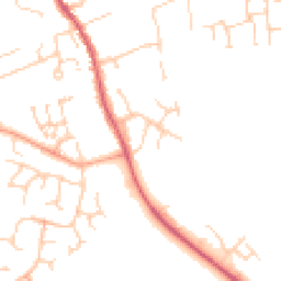 Daytime road noise heatmap for CB11 3BU
