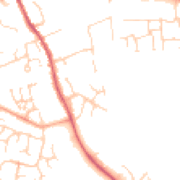 Daytime road noise heatmap for CB11 3BW