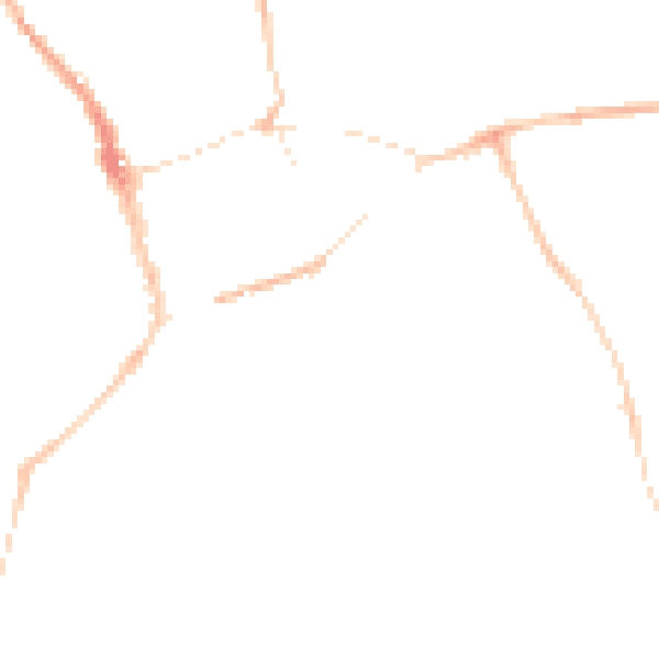 Night-time road noise heatmap for CB11 3DH