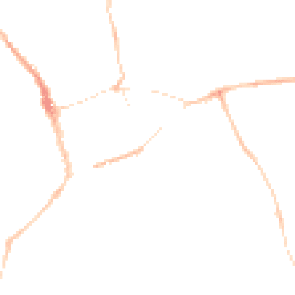 Night-time road noise heatmap for CB11 3DQ