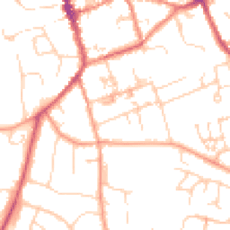 Daytime road noise heatmap for CB11 3DS