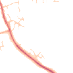Daytime road noise heatmap for CB11 3DT