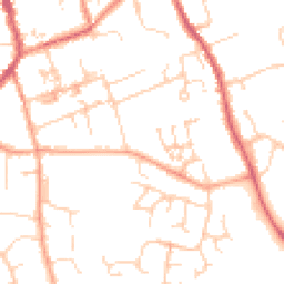 Daytime road noise heatmap for CB11 3FA