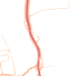 Daytime road noise heatmap for CB11 3HZ