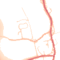 Daytime road noise heatmap for CB11 3NZ
