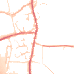 Daytime road noise heatmap for CB11 3PE