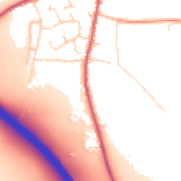 Daytime road noise heatmap for CB11 3PN
