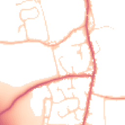 Daytime road noise heatmap for CB11 3QL
