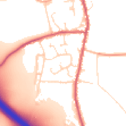 Daytime road noise heatmap for CB11 3QS