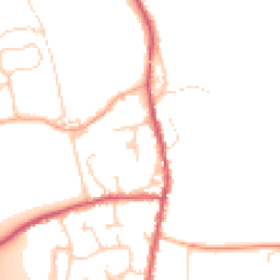 Daytime road noise heatmap for CB11 3RE