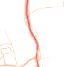 Daytime road noise heatmap for CB11 3ZA