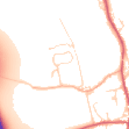 Daytime road noise heatmap for CB11 3ZB