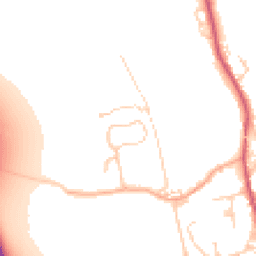 Daytime road noise heatmap for CB11 3ZD