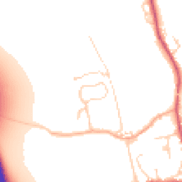 Daytime road noise heatmap for CB11 3ZH