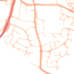 Daytime road noise heatmap for CB11 4AP