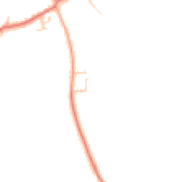 Daytime road noise heatmap for CB11 4FU