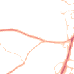 Daytime road noise heatmap for CB11 4JA