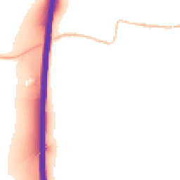 Night-time road noise heatmap for CB11 4JU
