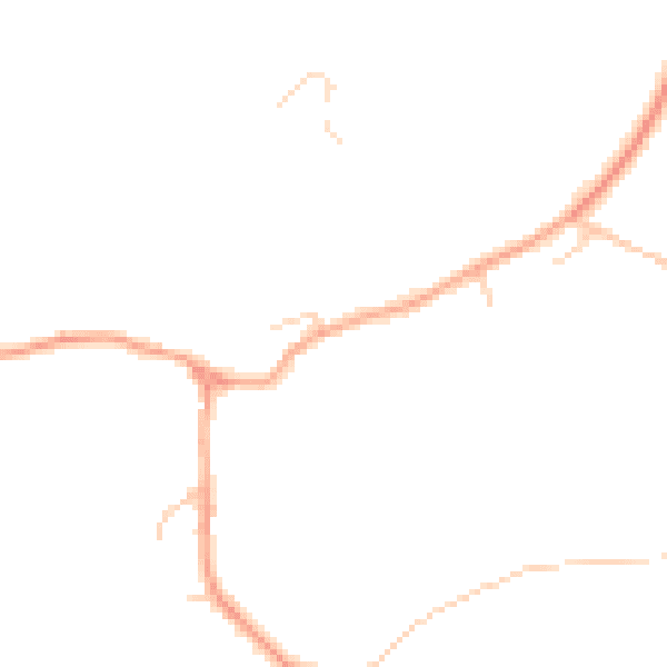 Daytime road noise heatmap for CB11 4ND