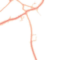 Daytime road noise heatmap for CB11 4PE