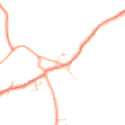 Daytime road noise heatmap for CB11 4QN