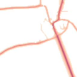 Daytime road noise heatmap for CB11 4TU