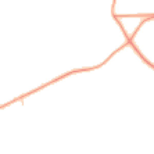 Daytime road noise heatmap for CB11 4XF