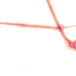 Night-time road noise heatmap for CB2 0AD