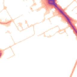 Daytime road noise heatmap for CB2 0AS