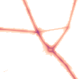 Night-time road noise heatmap for CB2 0QG