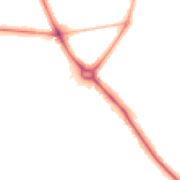 Night-time road noise heatmap for CB2 0QJ