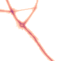 Night-time road noise heatmap for CB2 0QT