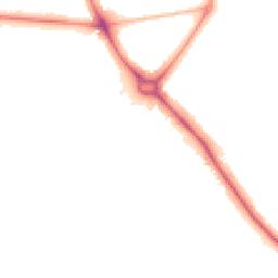 Night-time road noise heatmap for CB2 0QU