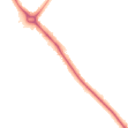 Night-time road noise heatmap for CB2 0RA