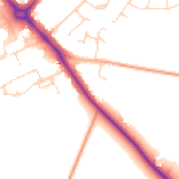 Daytime road noise heatmap for CB2 0RB