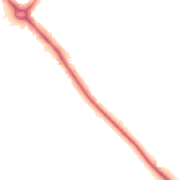 Night-time road noise heatmap for CB2 0RB