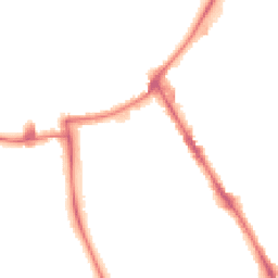 Night-time road noise heatmap for CB2 1HQ