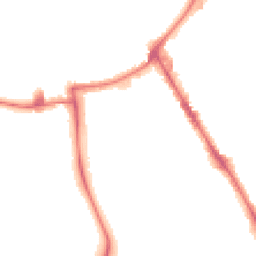 Night-time road noise heatmap for CB2 1HZ