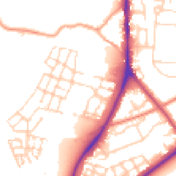 Daytime road noise heatmap for CB2 9AE
