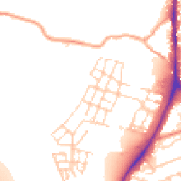 Daytime road noise heatmap for CB2 9EA