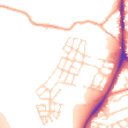 Daytime road noise heatmap for CB2 9ED