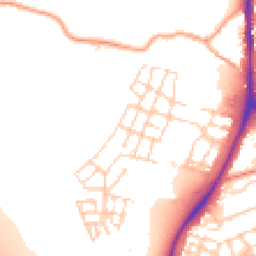Daytime road noise heatmap for CB2 9EE