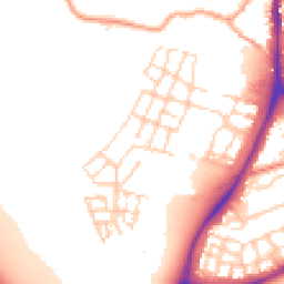 Daytime road noise heatmap for CB2 9EU