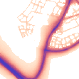 Daytime road noise heatmap for CB2 9GB