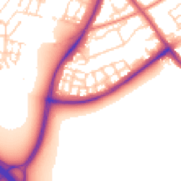 Daytime road noise heatmap for CB2 9NZ
