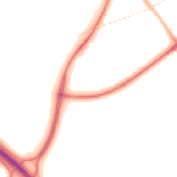 Night-time road noise heatmap for CB2 9PA