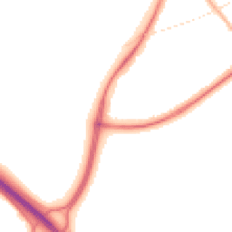 Night-time road noise heatmap for CB2 9PQ