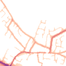 Daytime road noise heatmap for CB21 4AB